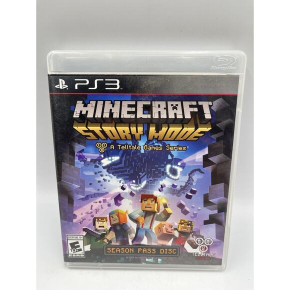 Minecraft: Story Mode Season Pass Disc (Sony PlayStation 3, PS3 2015) - TESTED - Picture 1 of 7